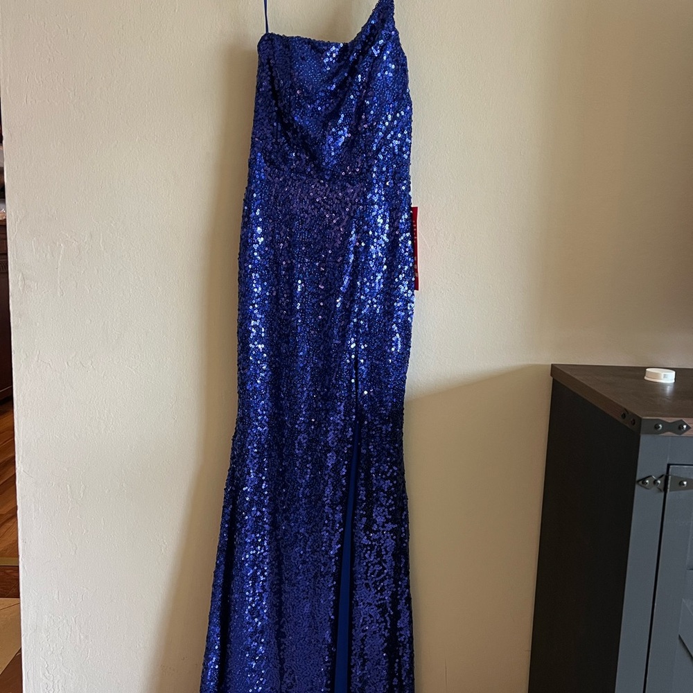 Crystal Doll Royal Blue Dress